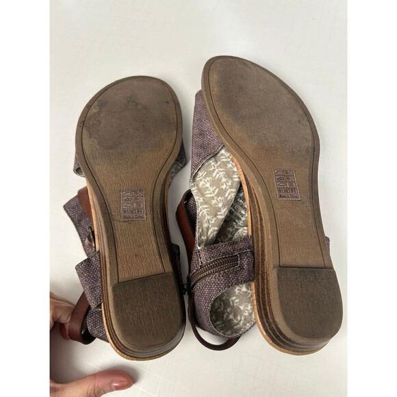 Women’s Blowfish Malibu Micro Wedge Open Toe Sandal Brown, Size 8.5 - Picture 6 of 6